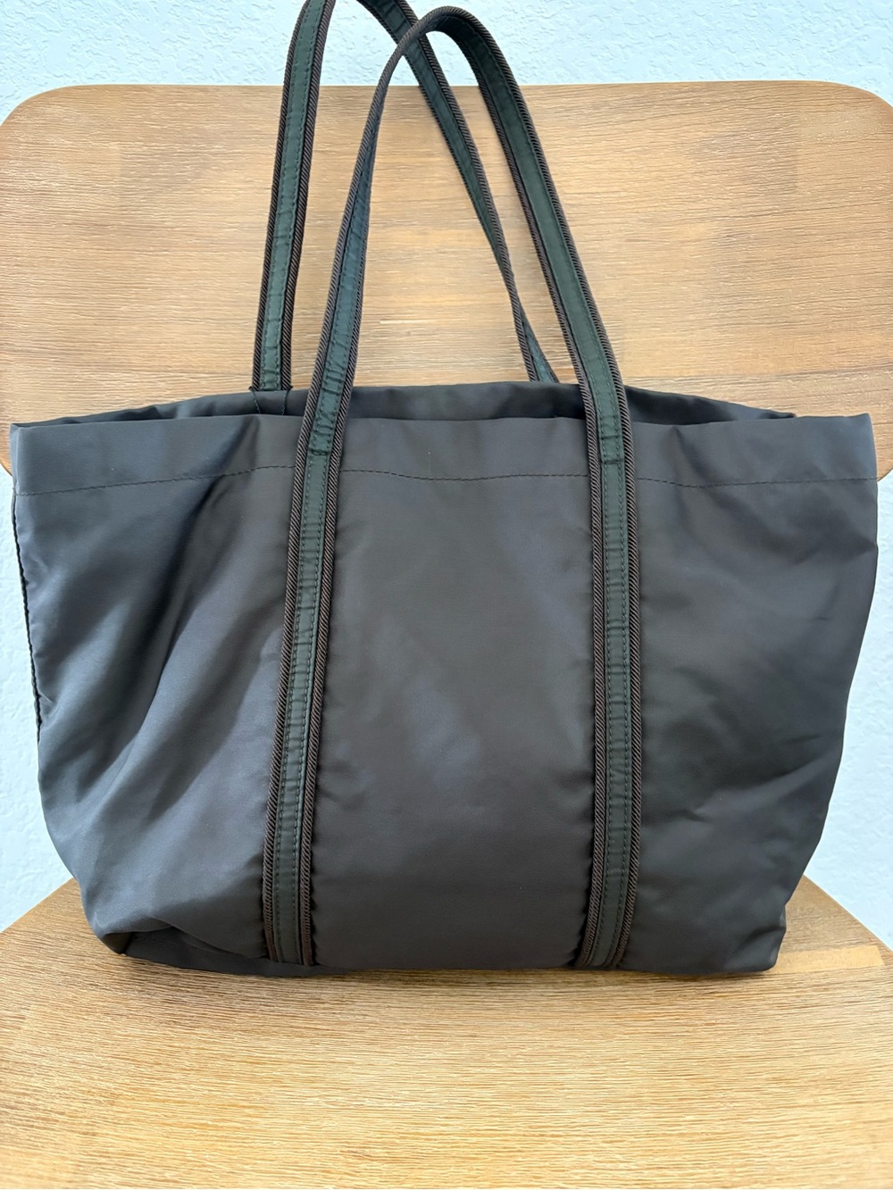 Prada Tessuto Nylon Tote – Brown - Picture 2 of 7
